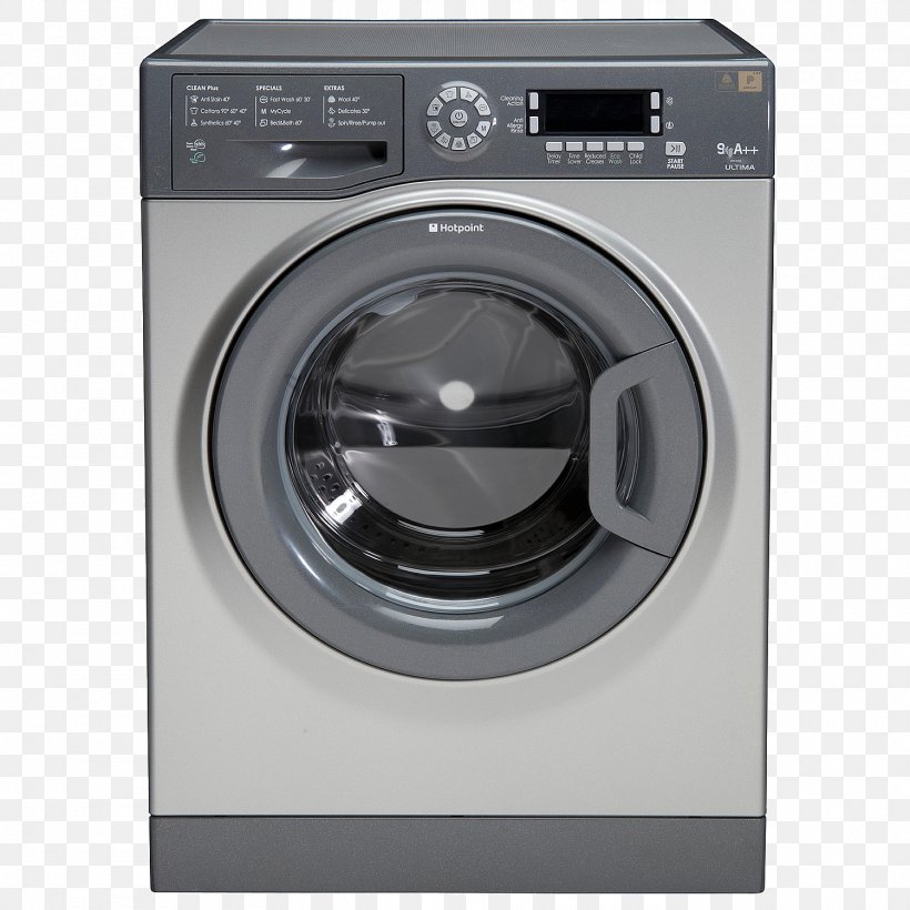 Washing Machines Hotpoint Home Appliance Clothes Dryer Laundry, PNG, 1500x1500px, Washing Machines, Clothes Dryer, Detergent, Hardware, Home Appliance Download Free