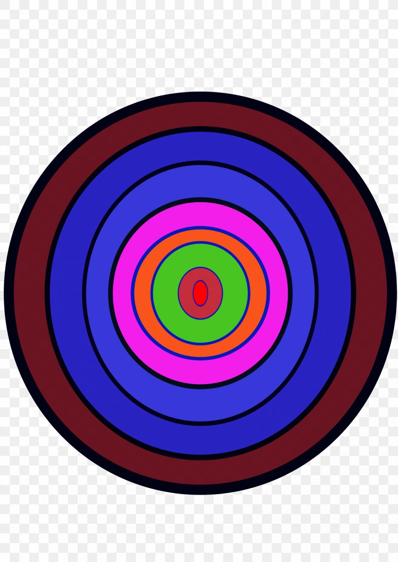 Bullseye Target Archery Clip Art, PNG, 1697x2400px, Bullseye, Archery, Area, Magenta, Oval Download Free