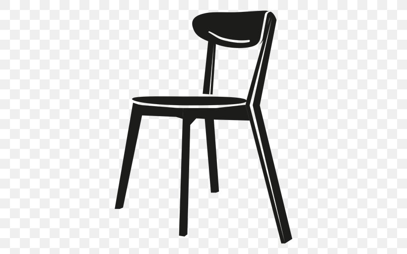 Chair, PNG, 512x512px, Chair, Armrest, Black And White, Furniture, Table Download Free