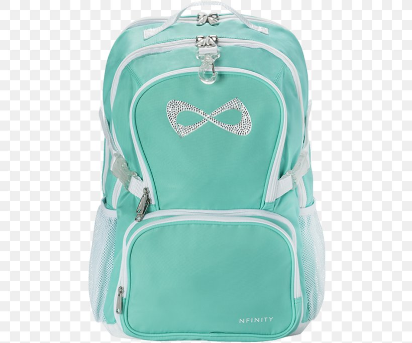 Nfinity Athletic Corporation Backpack Cheerleading Nfinity Sparkle Teal, PNG, 650x683px, Nfinity Athletic Corporation, Aqua, Backpack, Bag, Black Download Free