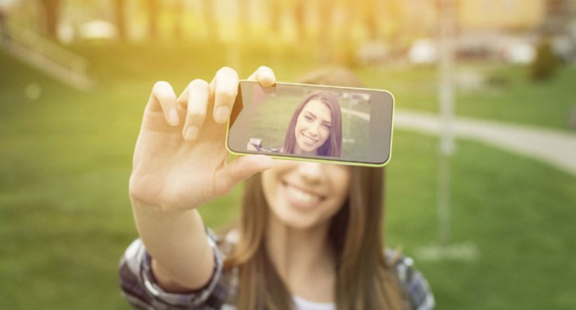 Social Media Selfie Mobile Phones Smartphone Addiction, PNG, 1502x810px, Watercolor, Cartoon, Flower, Frame, Heart Download Free