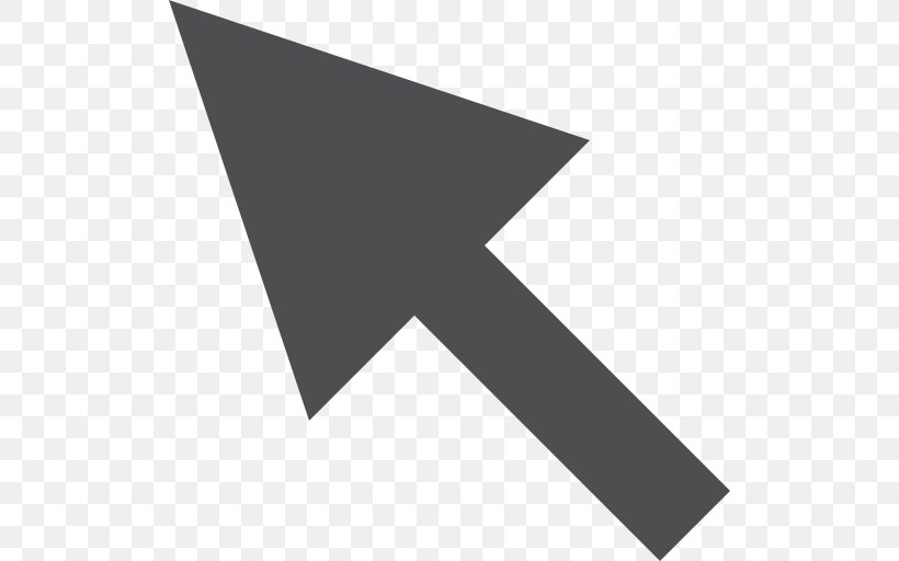 Computer Mouse Pointer Cursor Arrow, PNG, 512x512px, Computer Mouse, Black, Black And White, Brand, Computer Monitors Download Free