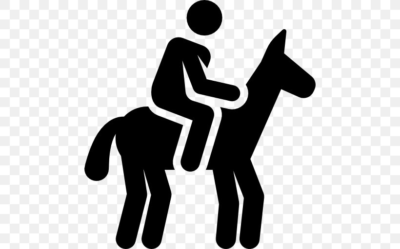 Horse Pony Equestrian Clip Art, PNG, 512x512px, Horse, Black, Black And White, Equestrian, Equine Therapy Download Free