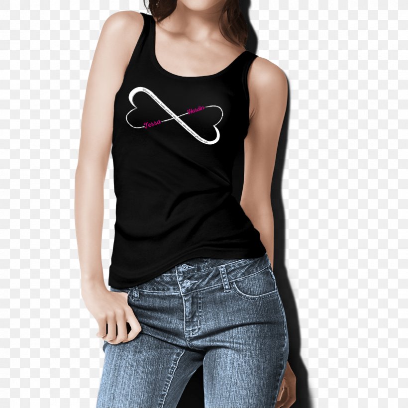 Long-sleeved T-shirt Top Sleeveless Shirt Hoodie, PNG, 1200x1200px, Tshirt, Black, Clothing, Designer, Gilets Download Free