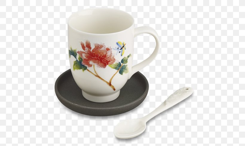 Coffee Cup Tea Saucer Porcelain Mug, PNG, 640x488px, Coffee Cup, Ceramic, Cup, Cutlery, Dishware Download Free