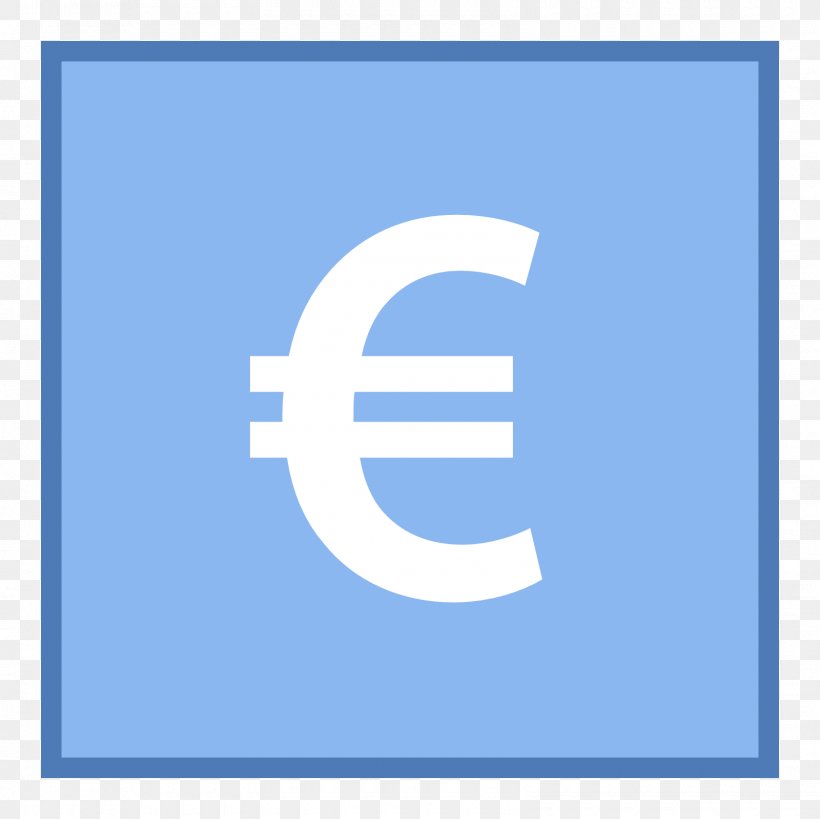 Euro Sign Currency Symbol Finance, PNG, 1600x1600px, Euro Sign, Area, Bank, Blue, Brand Download Free