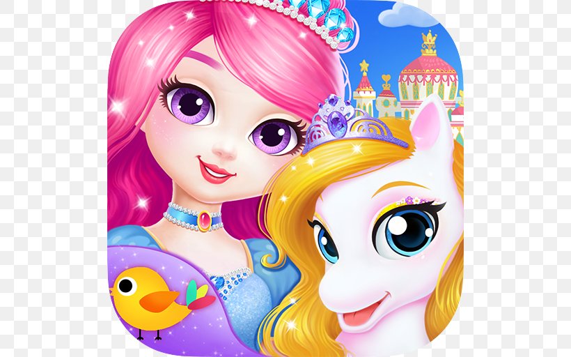 Princess Palace: Royal Pony Princess Palace: Royal Puppy Android Application Package Royal Horse Club, PNG, 512x512px, Pony, Android, App Store, Art, Barbie Download Free