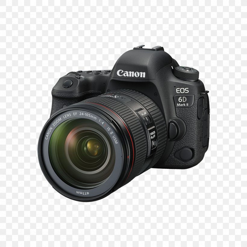 Canon EOS 6D Mark II Canon EOS 5D Mark IV Canon EF Lens Mount Canon EF 24–105mm Lens, PNG, 1000x1000px, Canon Eos 6d Mark Ii, Camera, Camera Accessory, Camera Lens, Cameras Optics Download Free