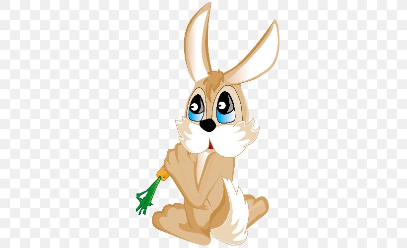 Easter Bunny Hare Rabbit Clip Art, PNG, 500x500px, Easter Bunny, Drawing, Easter, European Rabbit, Fictional Character Download Free
