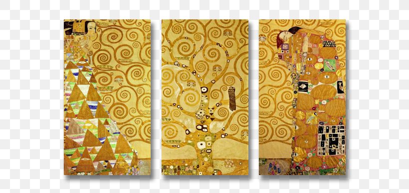 The Kiss Stoclet Frieze Portrait Of Adele Bloch-Bauer I The Three Ages Of Woman Tree Of Life, PNG, 671x388px, Kiss, Art, Art Nouveau, Artist, Canvas Download Free