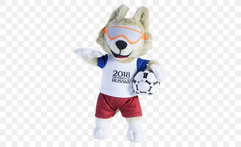 2018 World Cup Russia Stuffed Animals & Cuddly Toys FIFA World Cup Official Mascots Zabivaka, PNG, 500x500px, 2018, 2018 World Cup, Fifa, Fifa World Cup Official Mascots, Football Download Free