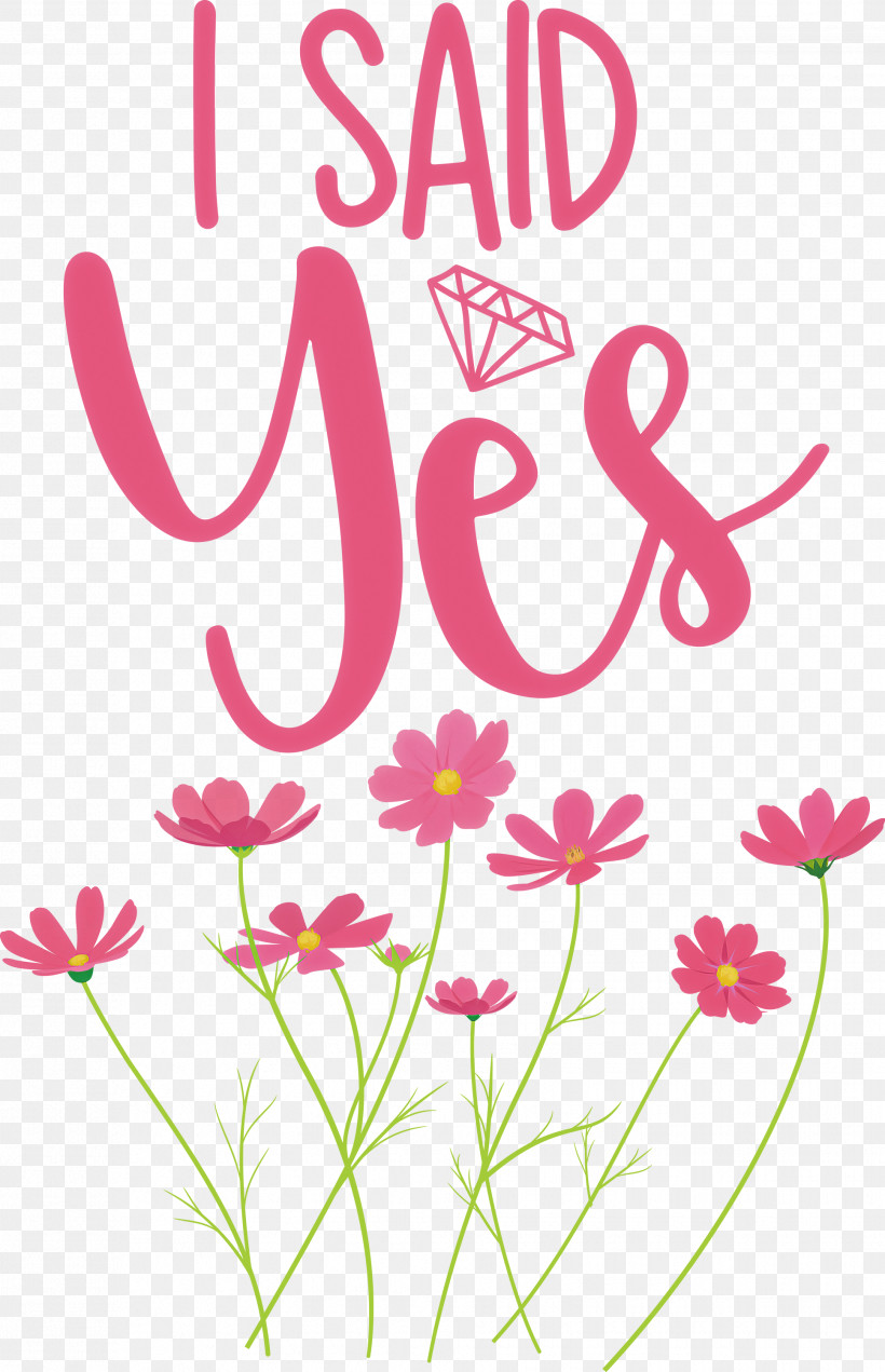 I Said Yes She Said Yes Wedding, PNG, 1935x3000px, I Said Yes, Cut Flowers, Floral Design, Flower, Line Download Free