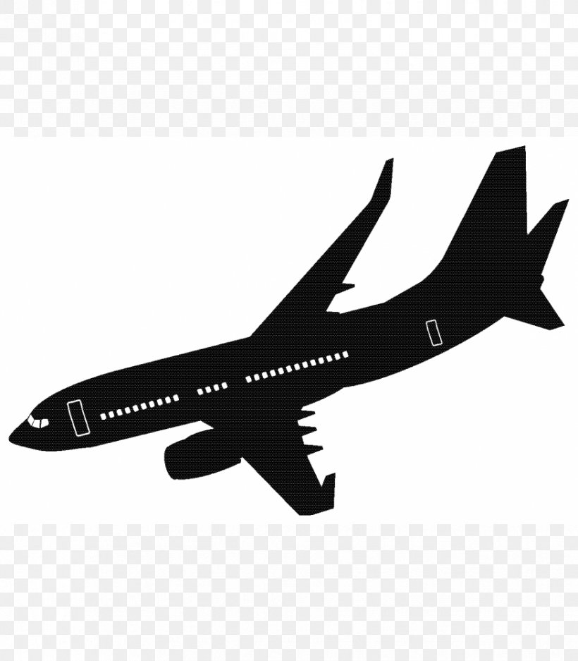 Airplane Aircraft Silhouette, PNG, 875x1000px, Airplane, Aerospace Engineering, Air Travel, Aircraft, Airline Download Free