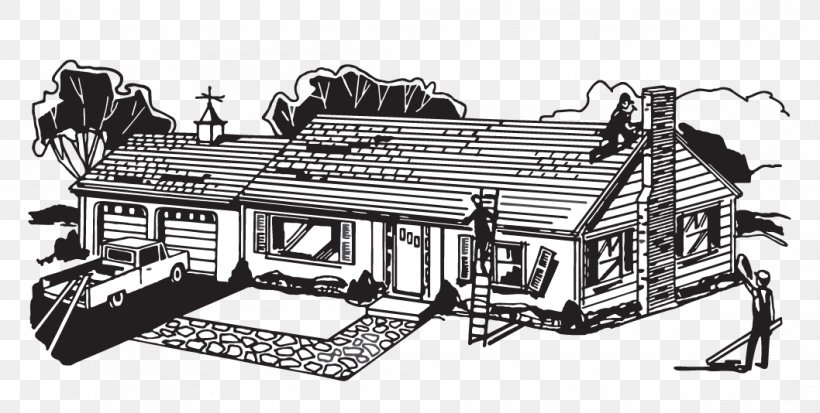 GreatWay Roofing House Roof Shingle Architecture, PNG, 1058x534px, Roof, Architecture, Black And White, California, Company Download Free