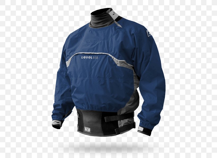 Jacket Sea Kayak Parka Sleeve, PNG, 500x600px, Jacket, Blue, Canoe, Canoeing And Kayaking, Electric Blue Download Free