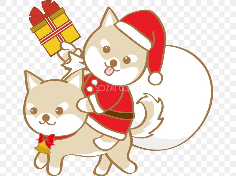 Santa Claus Reindeer Dog Christmas Ornament, PNG, 660x612px, Santa Claus, Canidae, Carnivoran, Cat, Cat Like Mammal Download Free