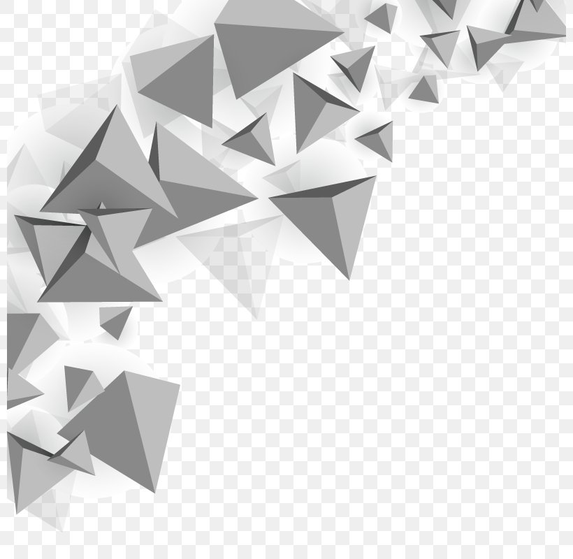 Triangle Polygon Mesh, PNG, 800x800px, Triangle, Black And White, Color, Geometry, Monochrome Download Free