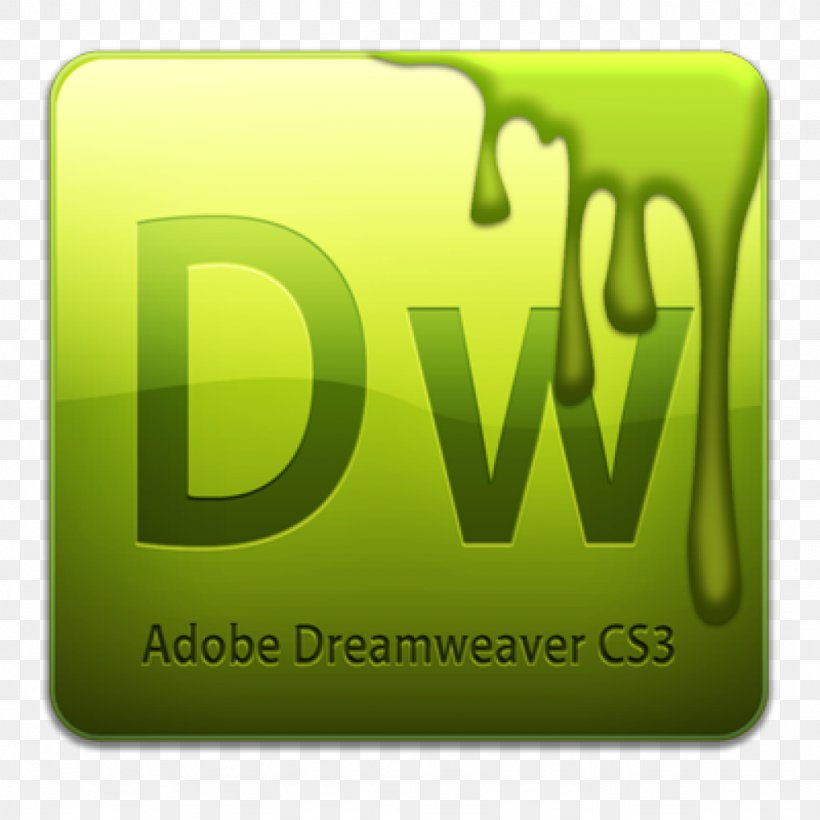 Adobe Dreamweaver Dreamweaver CS3 Logo, PNG, 1024x1024px, Adobe Dreamweaver, Adobe Systems, Brand, Computer Software, Grass Download Free