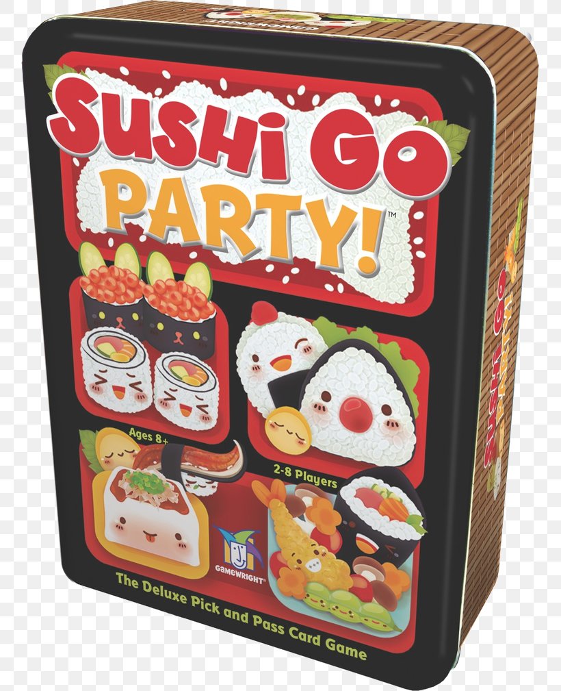 Gamewright Sushi Go Party! Sashimi Sushi Go!, PNG, 757x1009px, Sushi, Board Game, Card Game, Cuisine, Dish Download Free