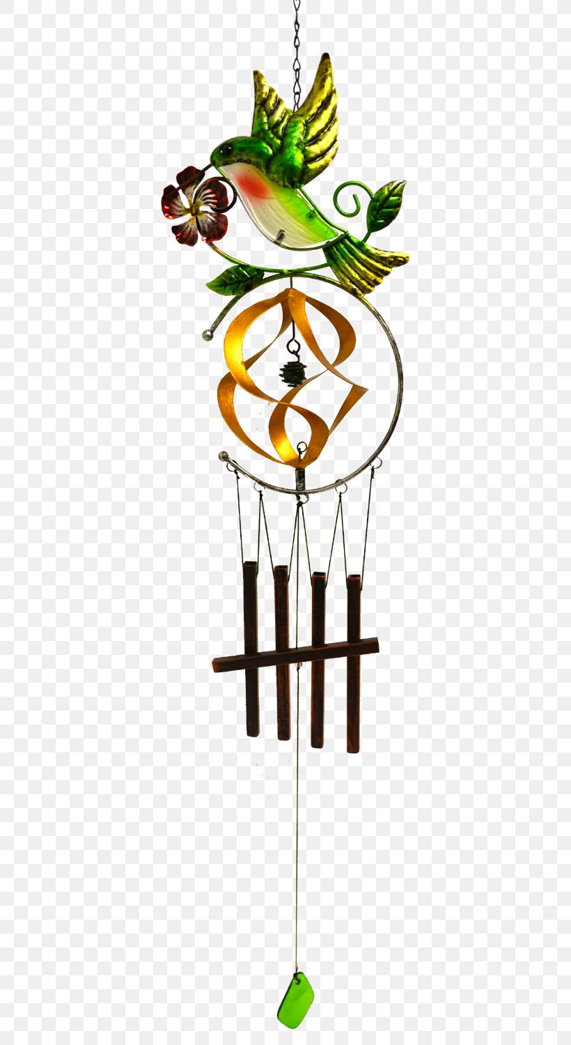 Great World Company Hummingbird Stained Glass With Spiral Wind Chime Clip Art Illustration Flower, PNG, 430x1500px, Hummingbird, Art, Beak, Bird, Branch Download Free