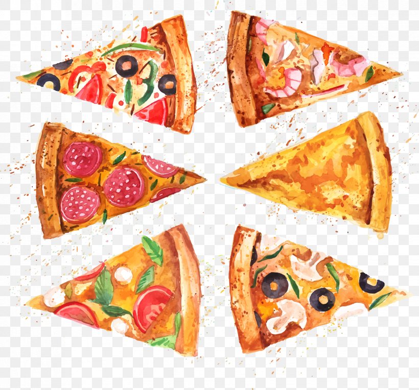 Pizza Italian Cuisine Painting Drawing, PNG, 1652x1541px, Pizza, Cuisine, Dish, Drawing, Fast Food Download Free