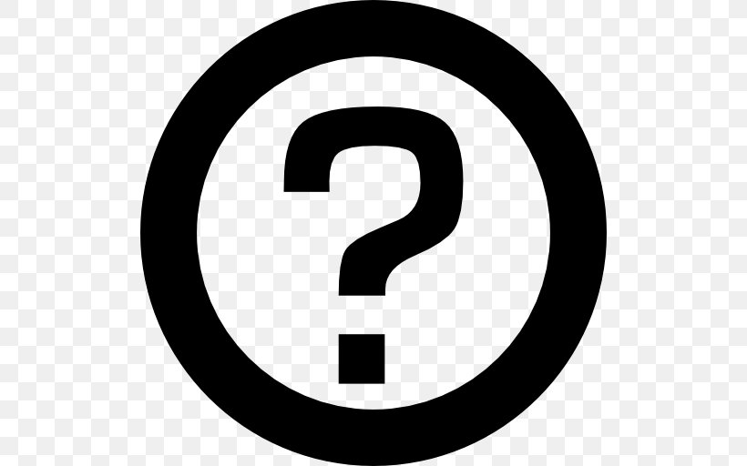 Question Mark White, PNG, 512x512px, Question Mark, Area, Black And White, Brand, Exclamation Mark Download Free