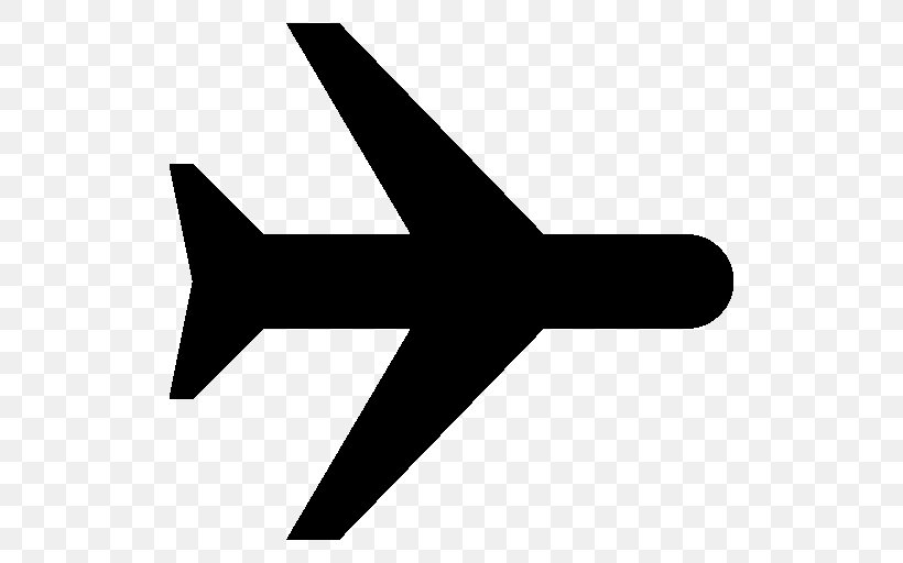 Airplane Mode Clip Art, PNG, 512x512px, Airplane, Air Travel, Aircraft, Airplane Mode, Black And White Download Free