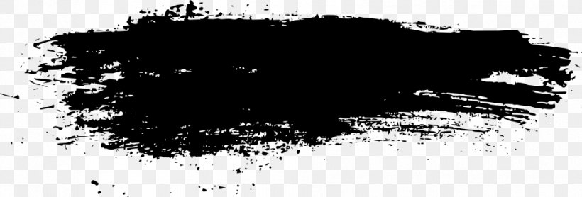 Brush Drawing Grunge, PNG, 953x324px, Brush, Black, Black And White, Drawing, Grunge Download Free