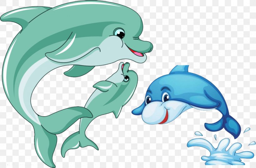 Dolphin Cartoon Clip Art, PNG, 978x643px, Dolphin, Bottlenose Dolphin, Cartoon, Common Bottlenose Dolphin, Cuteness Download Free