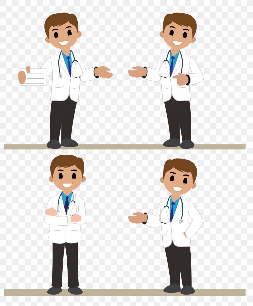 Physician Euclidean Vector Illustration, PNG, 3092x3750px, Physician, Boy, Business, Cartoon, Child Download Free