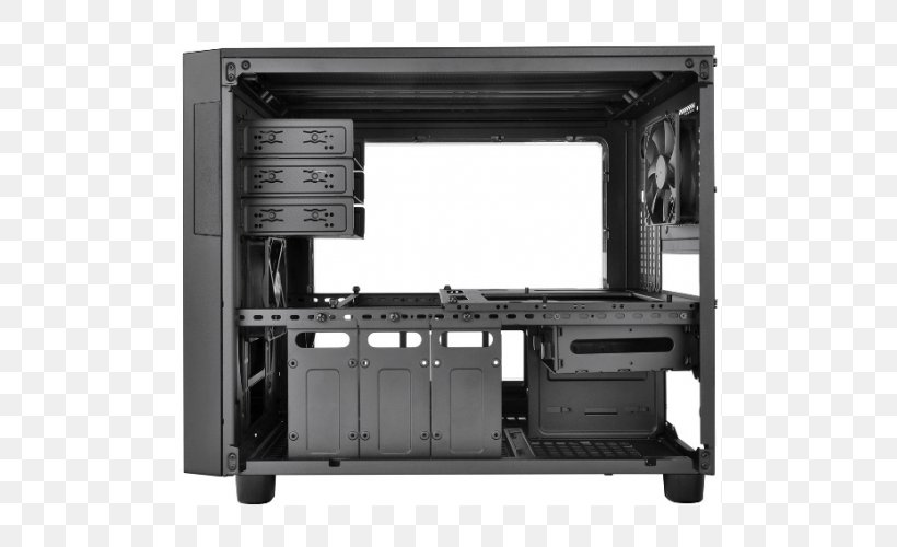 Power Supply Unit Computer Cases & Housings MicroATX Thermaltake, PNG, 500x500px, Power Supply Unit, Athlon 64 X2, Atx, Cable Management, Computer Download Free