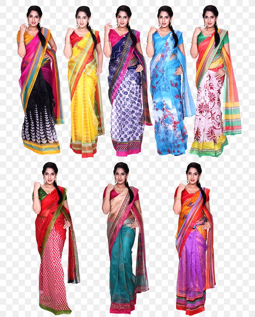 Sari Kota Doria Textile Shopping, PNG, 750x1020px, Sari, Blue, Clothing, Color, Costume Download Free