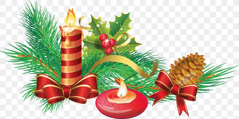 Christmas Clip Art, PNG, 3474x1734px, Christmas, Candle, Christmas Decoration, Christmas Ornament, Christmas Tree Download Free
