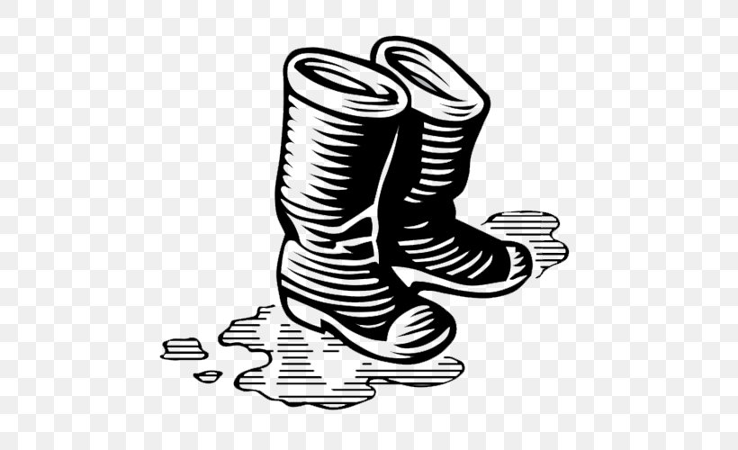 Clip Art Shoe Boot Image, PNG, 500x500px, Shoe, Black, Black And White, Boot, Cartoon Download Free