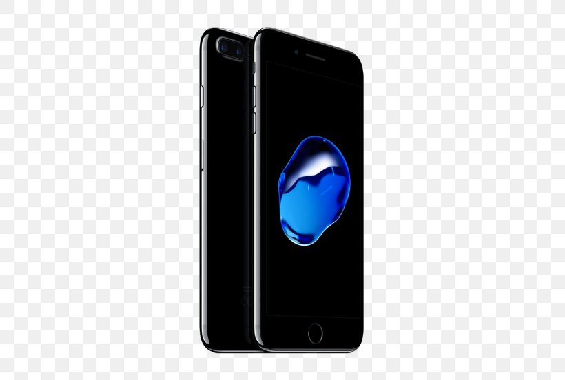 Apple IPhone 7 Plus Smartphone Jet Black IOS, PNG, 552x552px, 128 Gb, Apple Iphone 7 Plus, Apple, Communication Device, Electric Blue Download Free