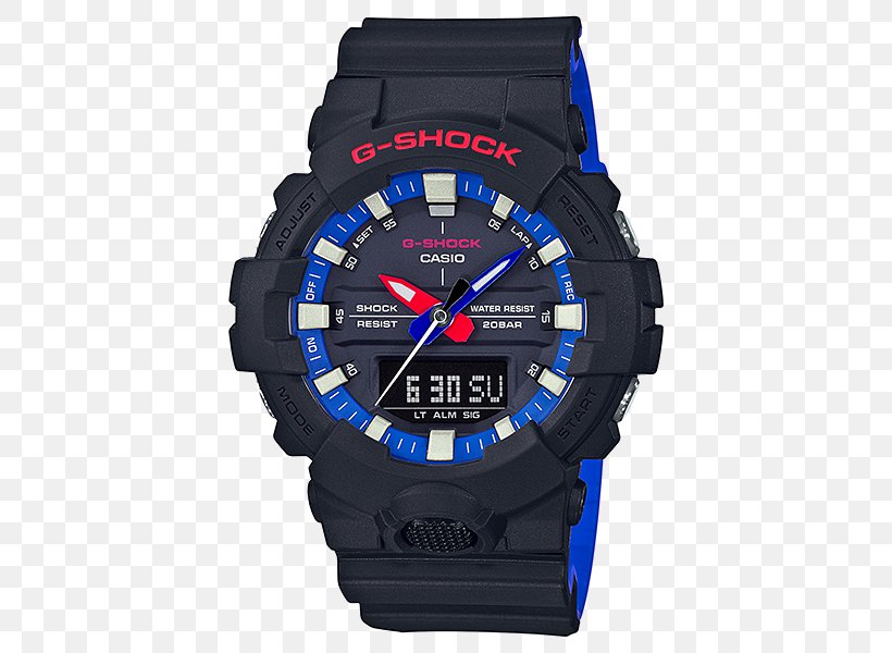 G-Shock Casio Shock-resistant Watch Water Resistant Mark, PNG, 500x600px, Gshock, Analog Watch, Blue, Brand, Casio Download Free