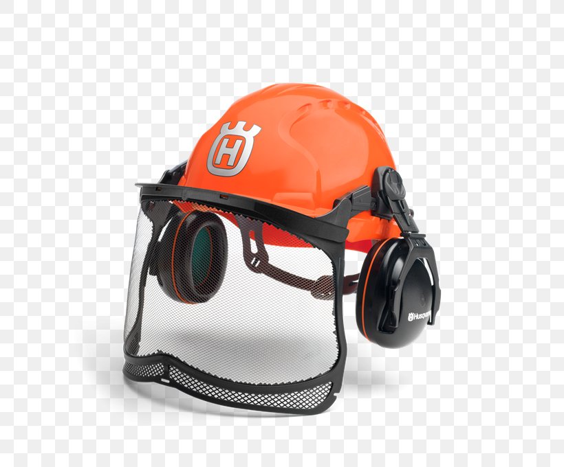 Helmet Husqvarna Group Personal Protective Equipment Chainsaw Hard Hats, PNG, 640x680px, Helmet, Bicycle Clothing, Bicycle Helmet, Bicycles Equipment And Supplies, Chainsaw Download Free