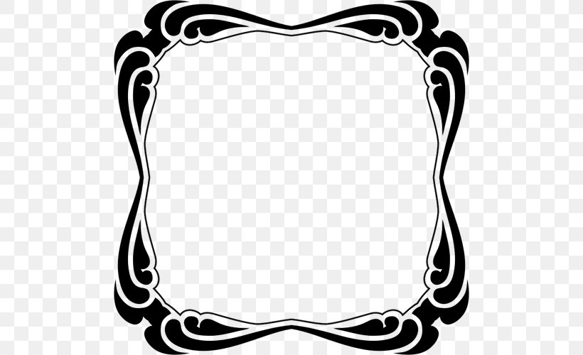 Drawing Borders And Frames Mirror Clip Art, PNG, 500x500px, Drawing, Area, Art, Artwork, Black Download Free