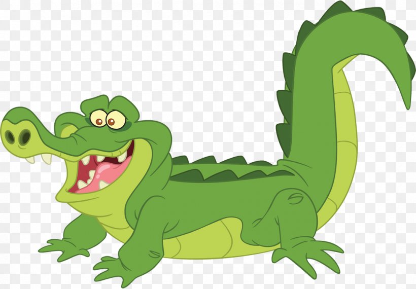 Peter Pan Tinker Bell Tick-Tock The Crocodile Alligator, PNG, 1078x750px, Peter Pan, Alligator, Amphibian, Cartoon, Character Download Free