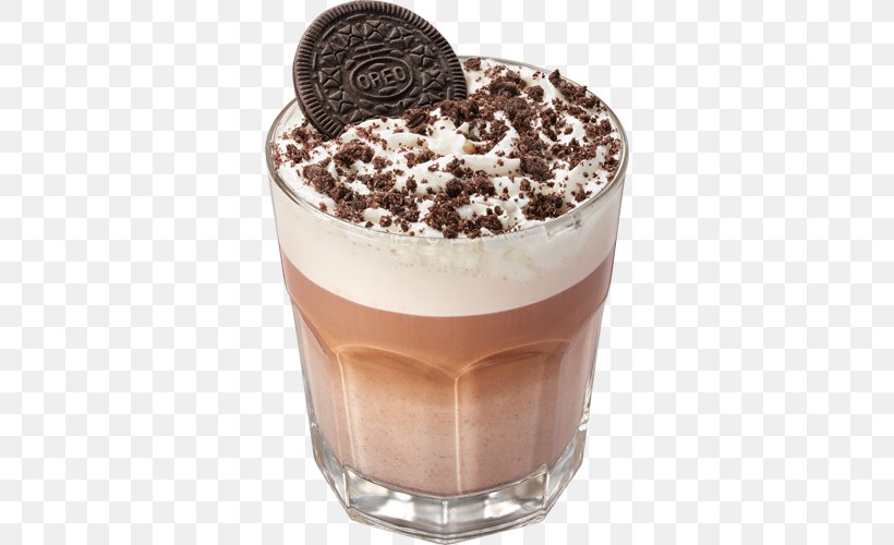 Caffè Mocha Milkshake Coffee Oreo Parfait, PNG, 500x500px, Milkshake, Chocolate, Coffee, Cream, Dairy Product Download Free