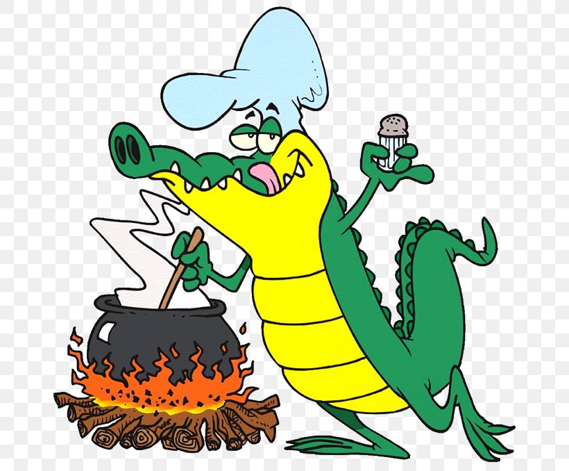 Cajun Cuisine Gumbo Barbecue Crocodile Cartoon, PNG, 690x678px, Cajun Cuisine, Alligators, American Alligator, Artwork, Barbecue Download Free