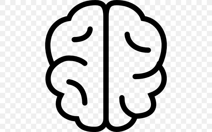 Human Brain Icon Design, PNG, 512x512px, Brain, Black And White, Drawing, Face, Human Brain Download Free