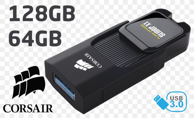 Electronics Accessory Corsair Flash Voyager Slider X1 USB Flash Drives Product Design USB 3.0, PNG, 985x600px, Electronics Accessory, Computer Hardware, Corsair Components, Electronic Device, Flash Memory Download Free
