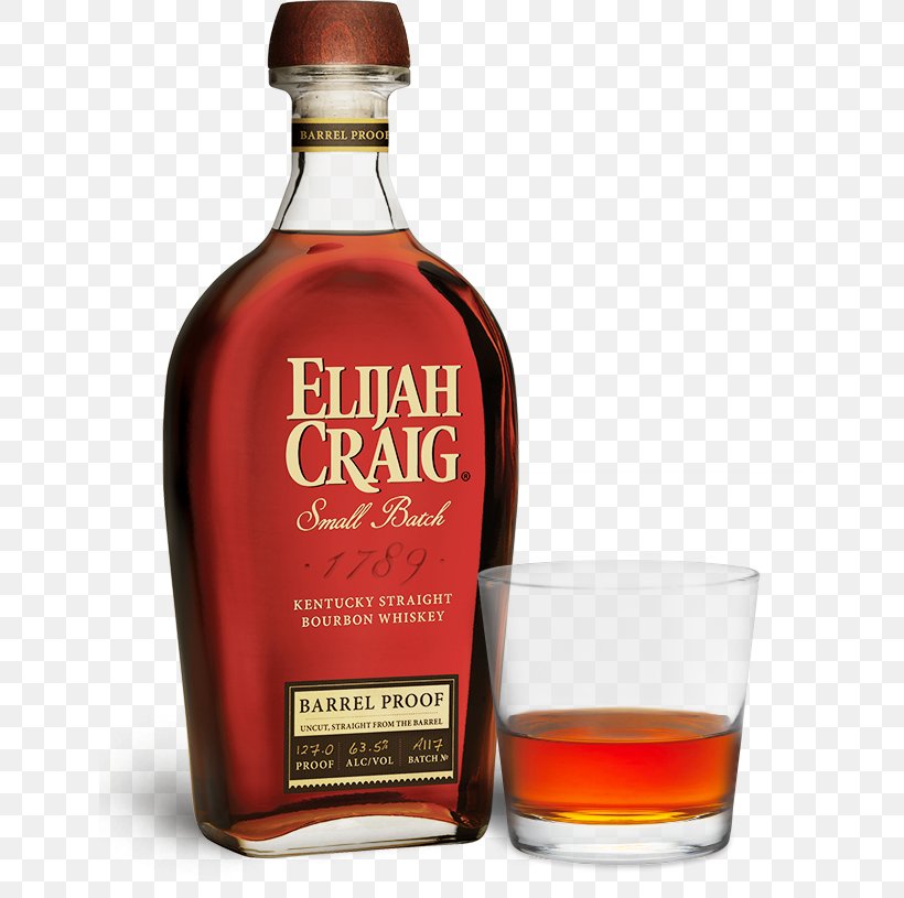 Bourbon Whiskey Distilled Beverage Elijah Craig Cask Strength, PNG, 640x815px, Bourbon Whiskey, Alcohol By Volume, Alcohol Proof, Alcoholic Beverage, Barrel Download Free