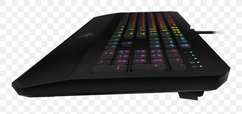 Computer Keyboard Razer DeathStalker Chroma Gaming Keypad RGB Color Model, PNG, 1024x485px, Computer Keyboard, Backlight, Computer, Electronic Device, Electronic Instrument Download Free