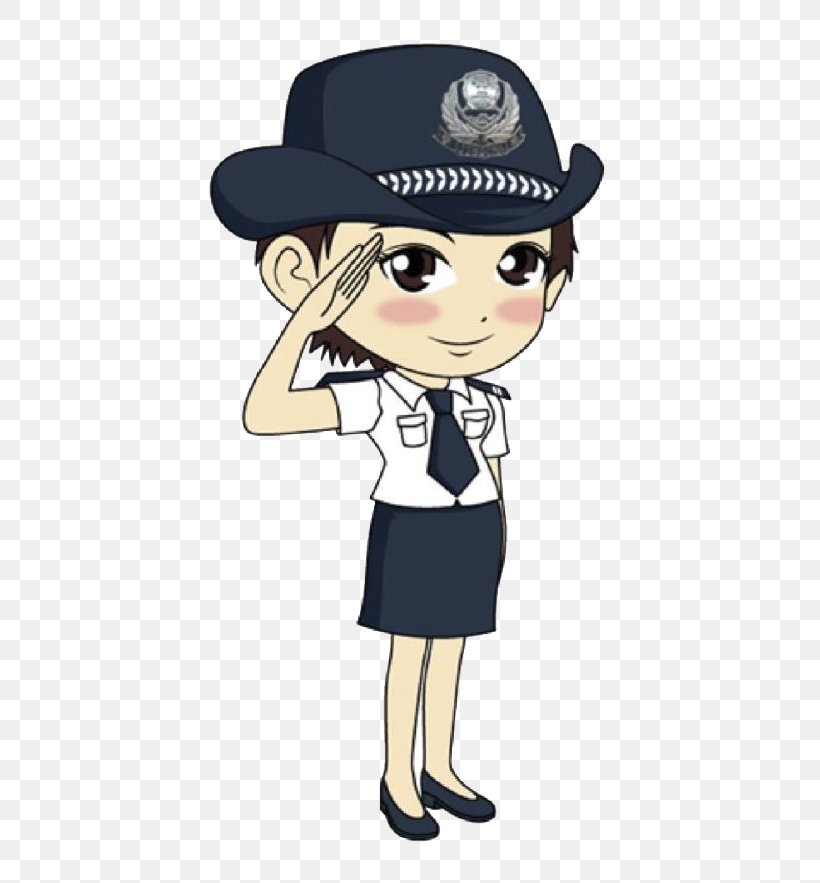 Police Officer Salute Cartoon Clip Art, PNG, 539x883px, Watercolor, Cartoon, Flower, Frame, Heart Download Free