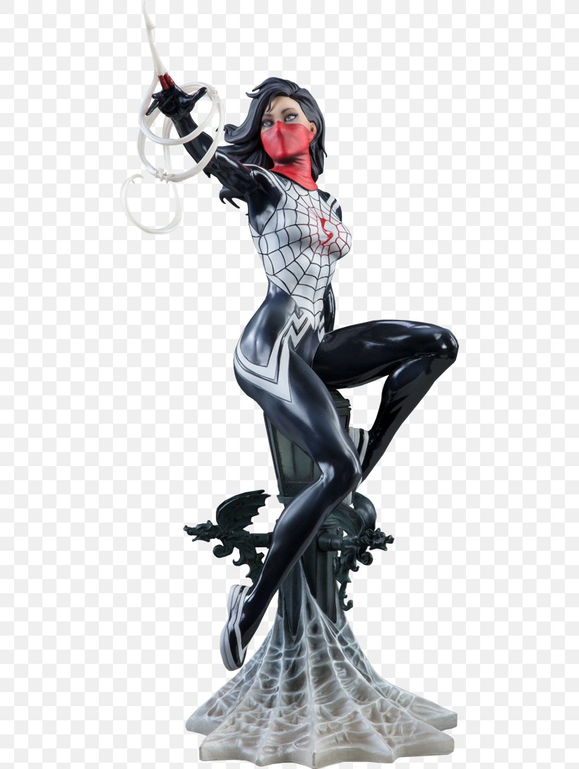 Spider-Man Spider-Verse Black Widow Silk Marvel Comics, PNG, 480x1089px, Spiderman, Action Figure, Avengers Infinity War, Black Widow, Comics Download Free
