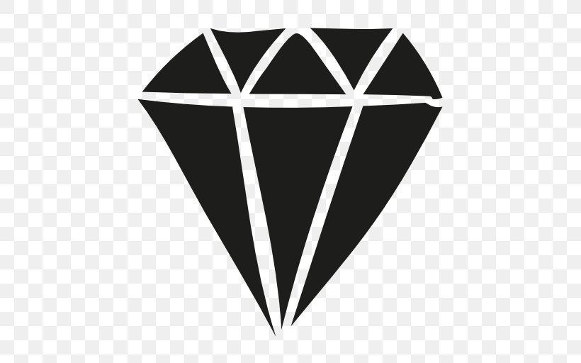Diamond Gemstone Ring Brilliant, PNG, 512x512px, Diamond, Black, Black And White, Brilliant, Diamond Cut Download Free