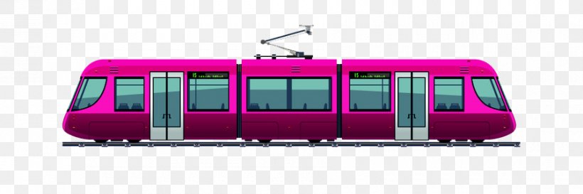 Tram Rapid Transit Train Cdr, PNG, 900x300px, Tram, Brand, Cdr, Handbag, Magenta Download Free