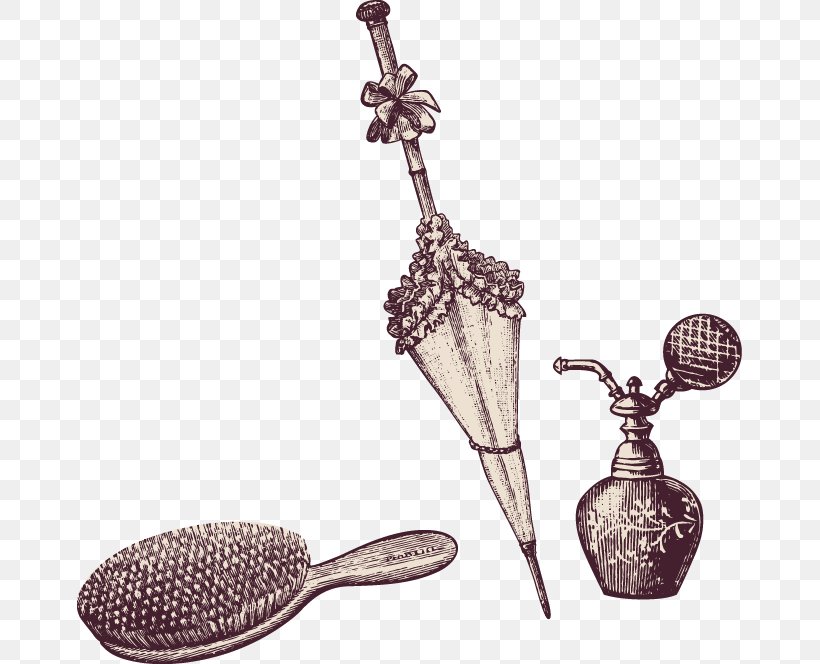 Comb Lace Umbrella Perfume, PNG, 665x664px, Comb, Cutlery, Embroidery, Lace, Lavender Download Free